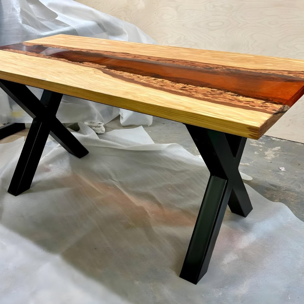 LiveFlow - Resin River Dining Table